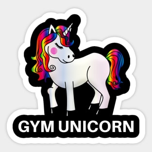 Gym Unicorn - Gym, Fitness Sticker